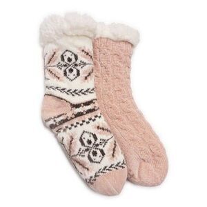 Muk Luks Women's Cabin Socks - L/XL (8-10) 2-Pack